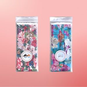 🆕 LITTLE GOODALL 2 Handmade Adult Cloth Face Masks